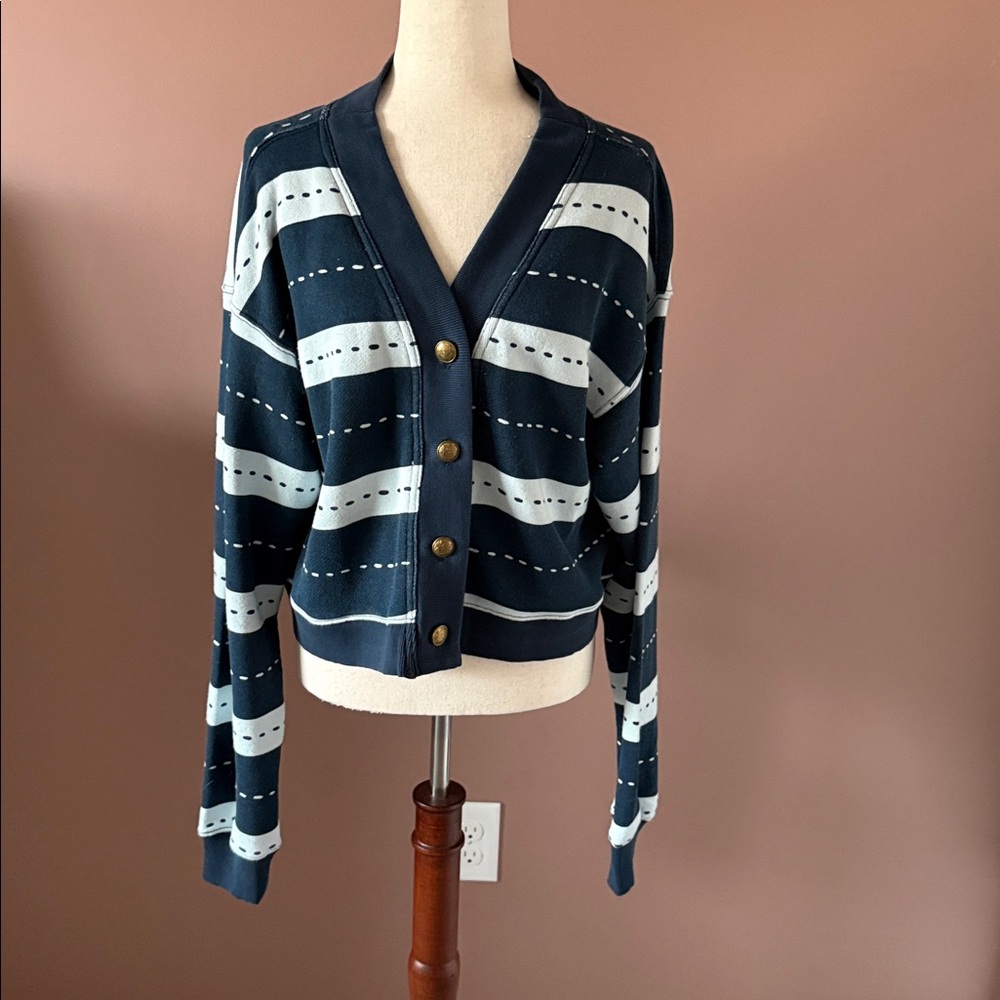 Free People Grace Printed Cardi